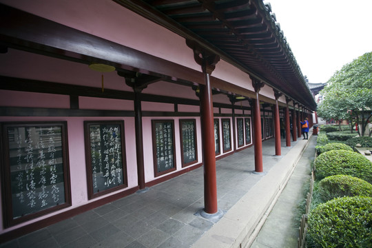 寒山寺長廊