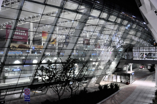 航站樓夜景 機(jī)場(chǎng)建筑