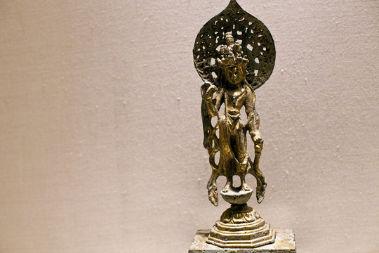 古代青銅雕塑 佛像 金屬工藝
