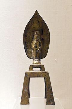 古代青銅雕塑 佛像 金屬工藝