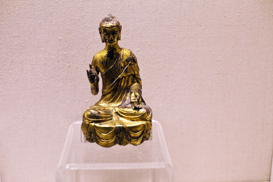 古代青銅雕塑 佛像 金屬工藝