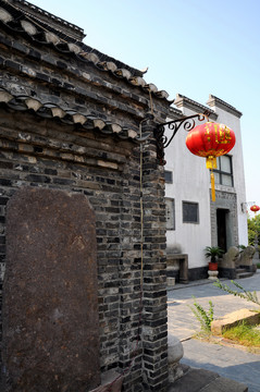 徽派建筑 青磚墻