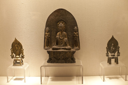 古代青銅雕塑 佛像 金屬工藝