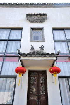 徽派建筑 房屋墻壁