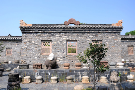 徽派建筑 青磚墻