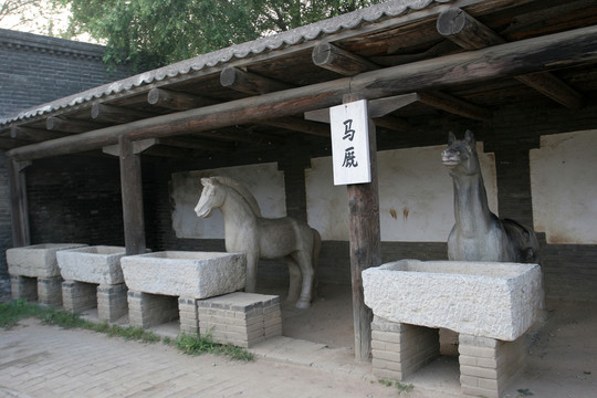 山海關老龍頭龍武營的馬廝