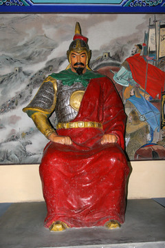 明代將領(lǐng)徐達(dá)塑像