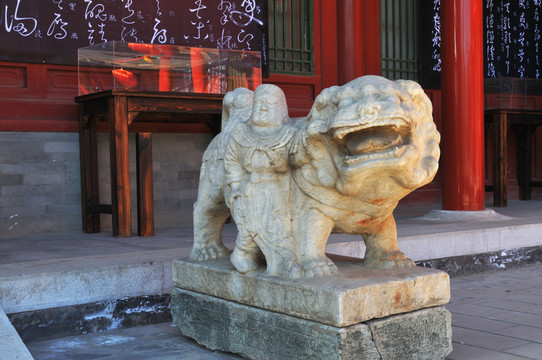 中國古代石獅子
