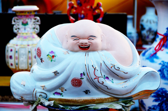 瓷器 福星壽星