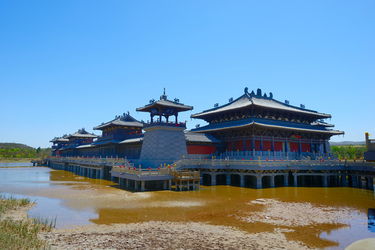大同云岡石窟靈巖寺