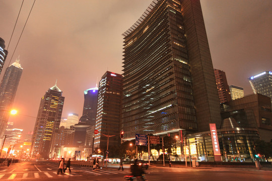 上海陸家嘴 夜景