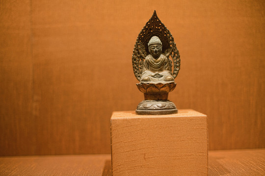 古代青銅雕塑 佛像 金屬工藝