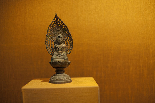古代青銅雕塑 佛像 金屬工藝