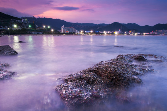 大梅沙海灣夜景