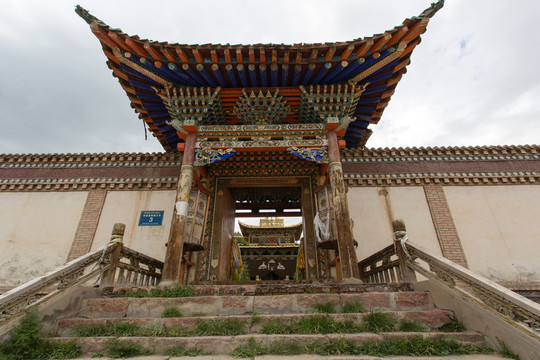 青海祁連山阿柔大寺