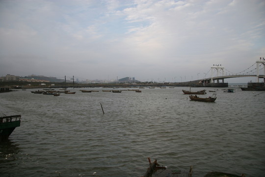 黃昏海上