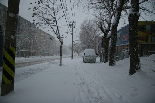 大連雪景