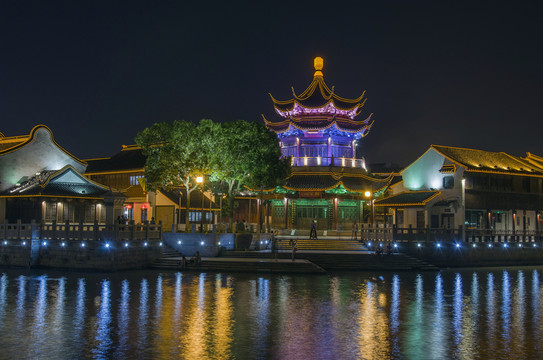 山塘夜景