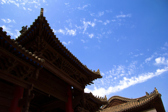 西安香積寺東門