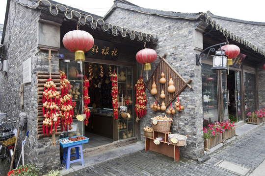 揚(yáng)州東關(guān)街 民俗商鋪 東關(guān)古城