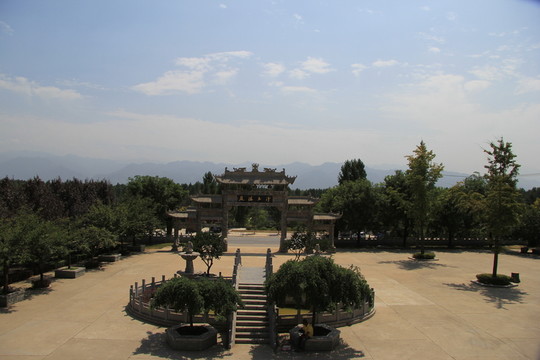 西安香積寺前院及秦嶺