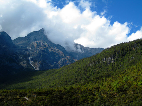 高原冰山