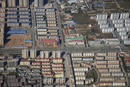 城市住宅建筑鳥(niǎo)瞰