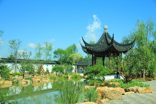 園博會(huì)憶江南亭子