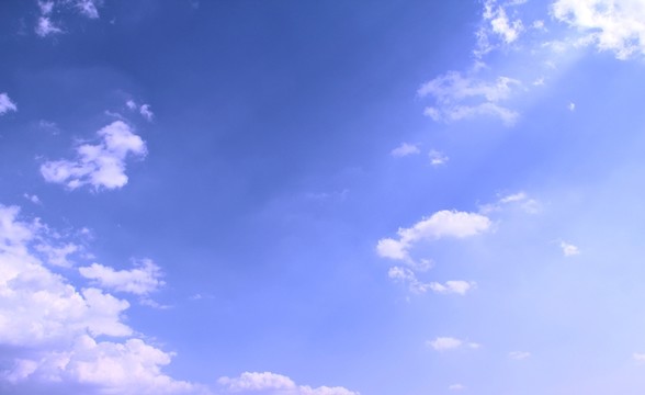 天空 藍天白云