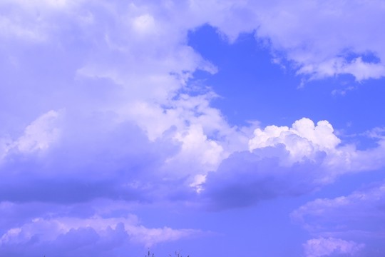 天空   藍天白云