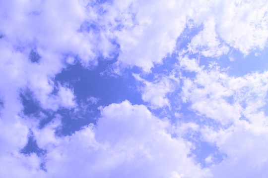 天空   藍天白云