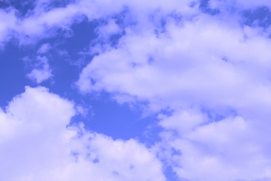 天空   藍(lán)天白云
