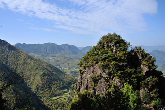 浙江麗水 南尖巖 山峰 早晨