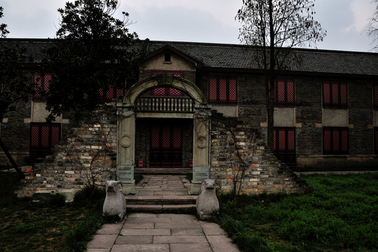 杭州 西溪 木結(jié)構(gòu) 中式建筑