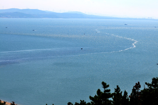 蓬萊長(zhǎng)島黃渤海交匯線