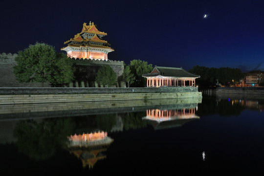故宮角樓夜景