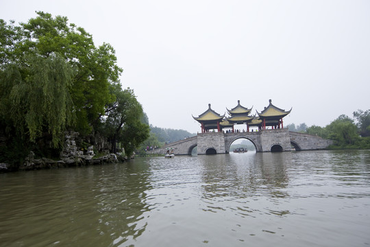 瘦西湖 五亭橋 蓮花橋