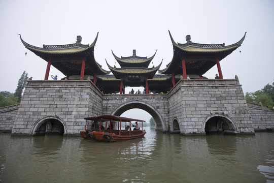 瘦西湖 五亭橋 蓮花橋