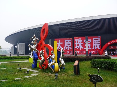 城市廣場音樂主題鐵藝工藝品