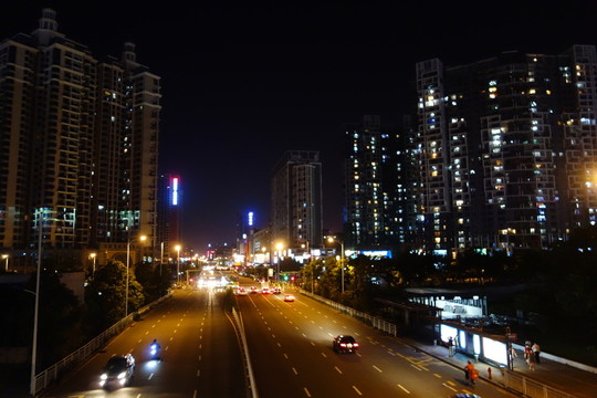 深圳建筑群夜景