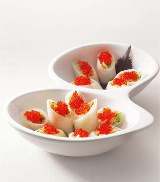 三文魚(yú)籽春卷