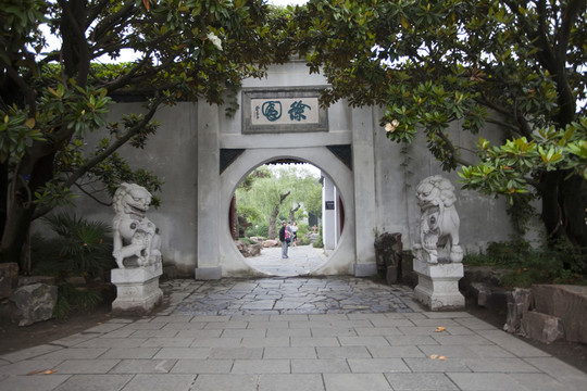 瘦西湖 揚(yáng)州 園林 公園 徐園