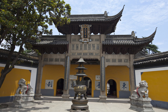 金山寺 寺廟 江天禪寺 廟宇