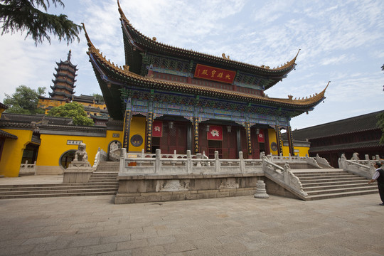 金山寺 寺廟 江天禪寺 廟宇