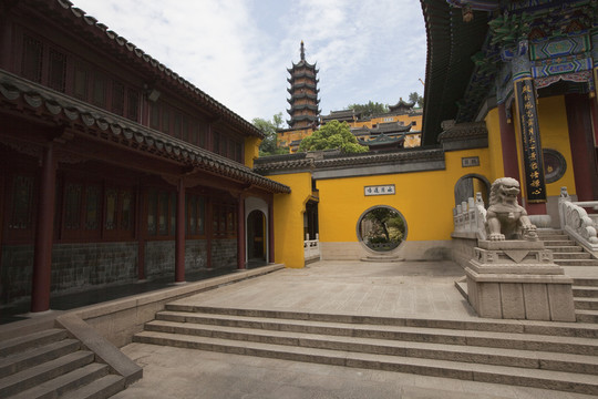 金山寺 寺廟 江天禪寺 廟宇