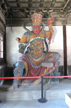 北京大覺(jué)寺天王殿四大天王塑像