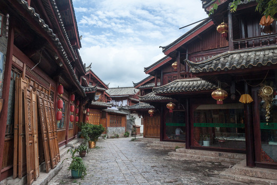 云南麗江大研古城街道