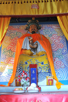 北京妙峰山喜神塑像
