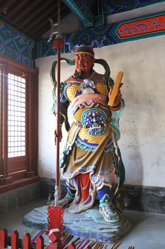 丫髻山東岳廟馬魁元帥塑像