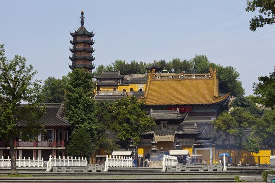 金山寺 寺廟 江天禪寺 廟宇